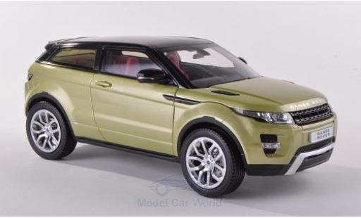 Coche miniatura Land Rover Range Rover 1/18 Welly Evoque metalico verde/negro ohne Vitrine Land Rover Range Rover 1/18 Welly Evoque metalico verde/negro ohne Vitrine coche miniatura