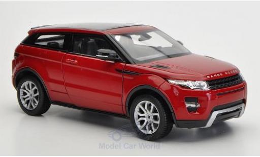 Coche miniatura Land Rover Range Rover 1/24 Welly Evoque metalico rojo ohne Vitrine Land Rover Range Rover 1/24 Welly Evoque metalico rojo ohne Vitrine coche miniatura