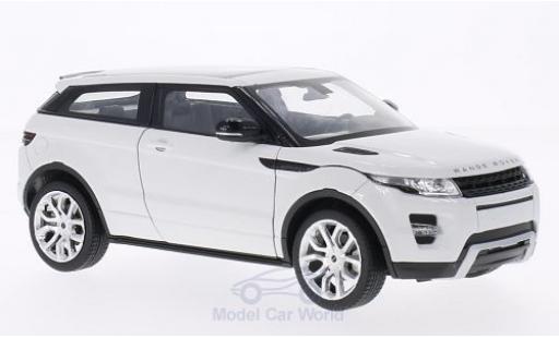 Coche miniatura Land Rover Range Rover 1/24 Welly Evoque blanco Land Rover Range Rover 1/24 Welly Evoque blanco coche miniatura