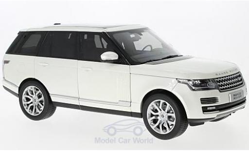 Coche miniatura Land Rover Range Rover 1/18 Welly metalico blanco 2013 GTA Edition Land Rover Range Rover 1/18 Welly metalico blanco 2013 GTA Edition coche miniatura