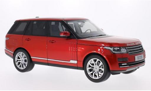 Coche miniatura Land Rover Range Rover 1/18 Welly rojo 2013 1:18 Land Rover Range Rover 1/18 Welly rojo 2013 1:18 coche miniatura