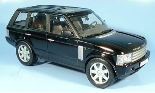 Coche miniatura Land Rover Range Rover 1/18 Welly schwarz 2003 1:18 Land Rover Range Rover 1/18 Welly schwarz 2003 1:18 coche miniatura