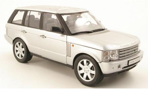 Coche miniatura Land Rover Range Rover 1/18 Welly silber 1:18 Land Rover Range Rover 1/18 Welly silber 1:18 coche miniatura