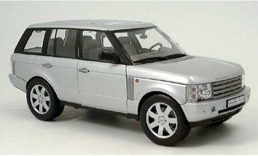 Coche miniatura Land Rover Range Rover 1/18 Welly silber 2003 1:18 Land Rover Range Rover 1/18 Welly silber 2003 1:18 coche miniatura