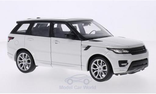 Coche miniatura Land Rover Range Rover 1/24 Welly Sport blanco/negro Land Rover Range Rover 1/24 Welly Sport blanco/negro coche miniatura