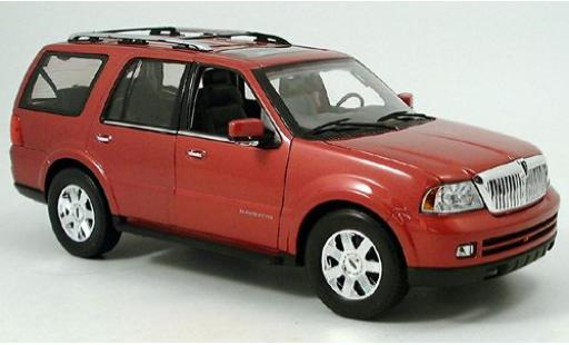 Coche miniatura Lincoln Navigator 1/18 Welly rojo 2005 1:18 Lincoln Navigator 1/18 Welly rojo 2005 1:18 coche miniatura