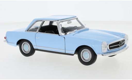 Coche miniatura Mercedes 230 1/24 Welly SL (W113) azul 1963 Mercedes 230 1/24 Welly SL (W113) azul 1963 coche miniatura