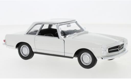 Coche miniatura Mercedes 230 1/24 Welly SL (W113) blanco 1963 Mercedes 230 1/24 Welly SL (W113) blanco 1963 coche miniatura
