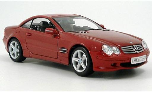 Coche miniatura Mercedes 500 1/18 Welly SL HT rojo 2003 1:18 Mercedes 500 1/18 Welly SL HT rojo 2003 1:18 coche miniatura