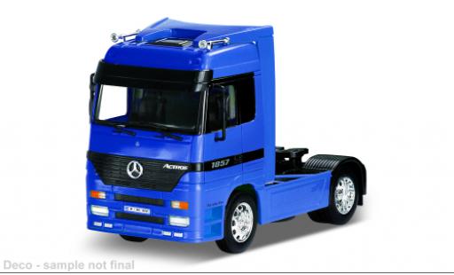 Coche miniatura Mercedes Actros 1/32 Welly blau 1:32 Mercedes Actros 1/32 Welly blau 1:32 coche miniatura