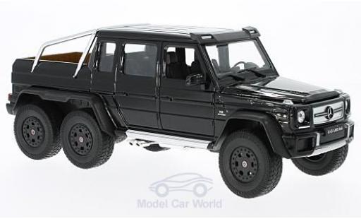 Coche miniatura Mercedes Classe G 1/24 Welly G 63 AMG 6x6 negro Mercedes Classe G 1/24 Welly G 63 AMG 6x6 negro coche miniatura