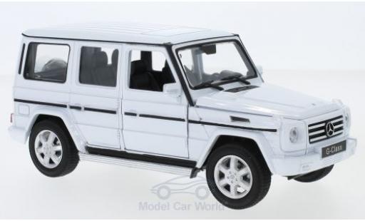 Coche miniatura Mercedes Classe G 1/24 Welly blanco Mercedes Classe G 1/24 Welly blanco coche miniatura