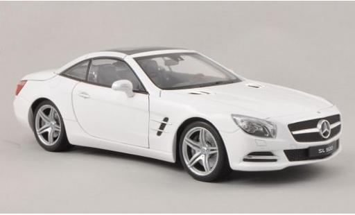 Coche miniatura Mercedes Classe SL 1/18 Welly SL 500 (R231) weiss 2012 1:18 Mercedes Classe SL 1/18 Welly SL 500 (R231) weiss 2012 1:18 coche miniatura