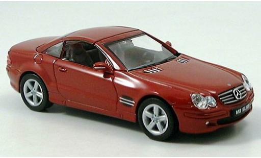 Coche miniatura Mercedes Classe SL 1/43 Welly SL 500 rojo 1:43 Mercedes Classe SL 1/43 Welly SL 500 rojo 1:43 coche miniatura