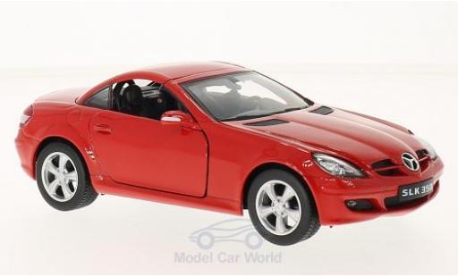 Coche miniatura Mercedes Classe SLK 1/24 Welly SLK 350 rojo Mercedes Classe SLK 1/24 Welly SLK 350 rojo coche miniatura