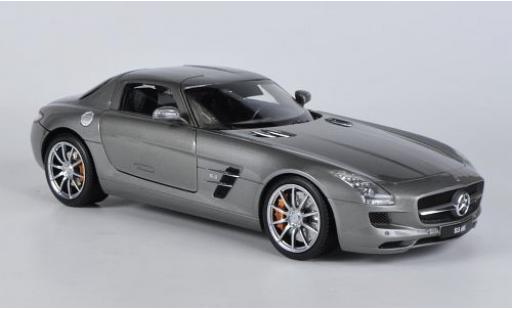 Coche miniatura Mercedes SLS 1/18 Welly AMG (C197) met.-grau (GTA Edition) 1:18 Mercedes SLS 1/18 Welly AMG (C197) met.-grau (GTA Edition) 1:18 coche miniatura