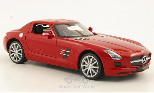 Coche miniatura Mercedes SLS 1/24 Welly AMG (C197) rojo Mercedes SLS 1/24 Welly AMG (C197) rojo coche miniatura