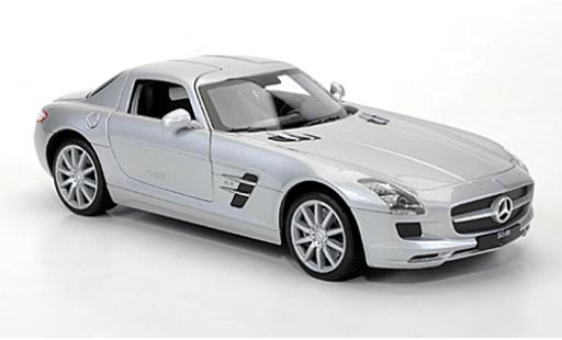 Coche miniatura Mercedes SLS 1/24 Welly AMG (C197) silber 1:24 Mercedes SLS 1/24 Welly AMG (C197) silber 1:24 coche miniatura