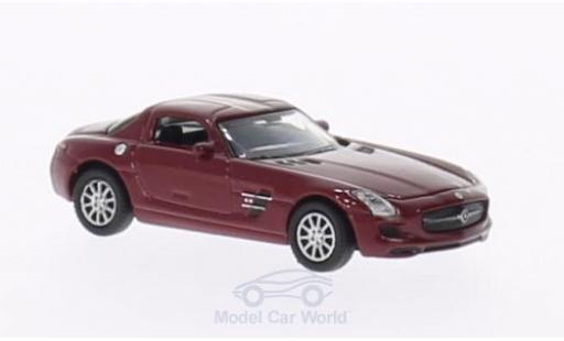 Coche miniatura Mercedes SLS 1/87 Welly AMG rojo Mercedes SLS 1/87 Welly AMG rojo coche miniatura