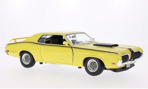 Coche miniatura Mercury Cougar 1/18 Welly Eliminator amarillo/matt-negro 1970 Mercury Cougar 1/18 Welly Eliminator amarillo/matt-negro 1970 coche miniatura