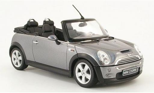Coche miniatura Mini Cooper 1/18 Welly S Cabriolet met.-grau 1:18 Mini Cooper 1/18 Welly S Cabriolet met.-grau 1:18 coche miniatura