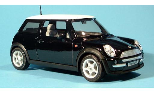 Mini Cooper 1/24 Welly schwarz 1:24 coche miniatura