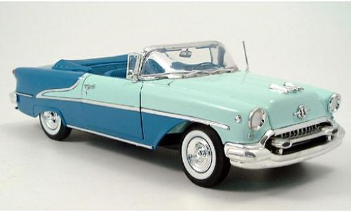 Coche miniatura Oldsmobile Super 88 1/18 Welly Cabriolet verde/azul 1955 Oldsmobile Super 88 1/18 Welly Cabriolet verde/azul 1955 coche miniatura