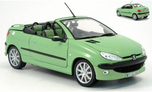 Coche miniatura Peugeot 206 1/18 Welly CC Cabriolet met. grün funktionsfähiges Ver 1:18 Peugeot 206 1/18 Welly CC Cabriolet met. grün funktionsfähiges Ver 1:18 coche miniatura