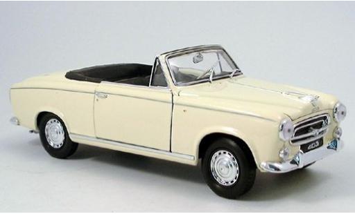 Coche miniatura Peugeot 403 1/18 Welly Cabrio beige 1957 1:18 Peugeot 403 1/18 Welly Cabrio beige 1957 1:18 coche miniatura