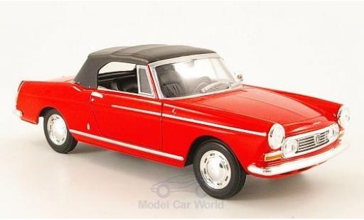 Coche miniatura Peugeot 404 Cabriolet 1/24 Welly Cabriolet rojo 1963 geschlossen Peugeot 404 Cabriolet 1/24 Welly Cabriolet rojo 1963 geschlossen coche miniatura