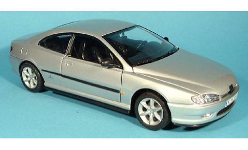 Coche miniatura Peugeot 406 1/18 Welly silber 1:18 Peugeot 406 1/18 Welly silber 1:18 coche miniatura