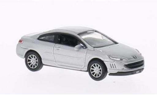 Peugeot 407 1/87 Welly Coupe gris coche miniatura