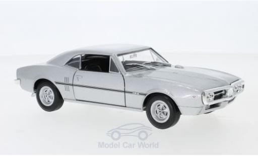 Coche miniatura Pontiac Firebird 1/24 Welly gris 1967 Pontiac Firebird 1/24 Welly gris 1967 coche miniatura