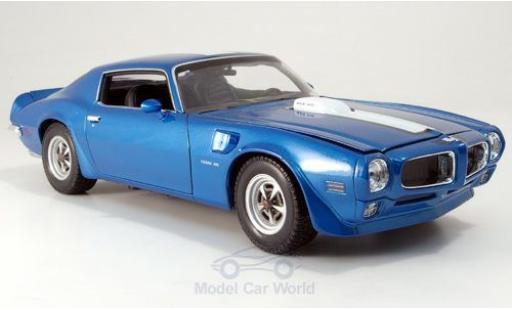 Coche miniatura Pontiac Firebird 1972 1/18 Welly Trans Am azul 1972 Pontiac Firebird 1972 1/18 Welly Trans Am azul 1972 coche miniatura