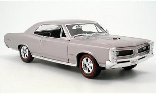 Coche miniatura Pontiac GTO 1/18 Welly silber 1966 1:18 Pontiac GTO 1/18 Welly silber 1966 1:18 coche miniatura