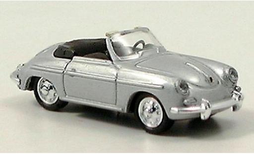 Porsche 356 1/87 Welly B Cabrio silber 1:87 coche miniatura