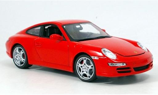 Coche miniatura Porsche 997 S 1/18 Welly 911  Carrera Coupe rojo 1:18 Porsche 997 S 1/18 Welly 911  Carrera Coupe rojo 1:18 coche miniatura