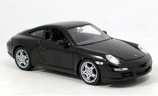 Coche miniatura Porsche 997 S 1/24 Welly 911  Carrera schwarz 1:24 Porsche 997 S 1/24 Welly 911  Carrera schwarz 1:24 coche miniatura
