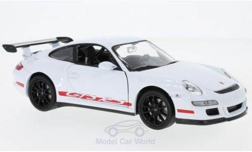 Coche miniatura Porsche 997 GT3 RS 1/24 Welly 911 () GT3 RS () blanco Porsche 997 GT3 RS 1/24 Welly 911 () GT3 RS () blanco coche miniatura
