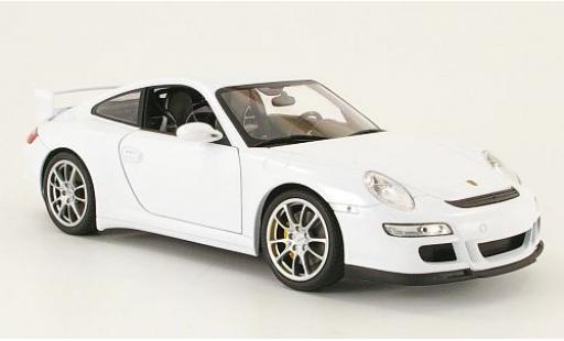Coche miniatura Porsche 997 GT3 1/18 Welly 911  weiss 1:18 Porsche 997 GT3 1/18 Welly 911  weiss 1:18 coche miniatura