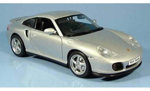 Coche miniatura Porsche 911 1/18 Welly Turbo silber 1:18 Porsche 911 1/18 Welly Turbo silber 1:18 coche miniatura