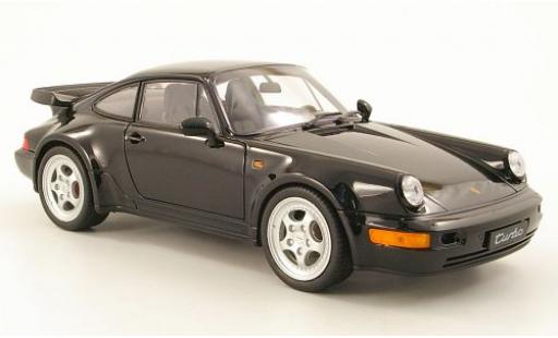 Coche miniatura Porsche 964 Turbo 1/18 Welly schwarz 1:18 Porsche 964 Turbo 1/18 Welly schwarz 1:18 coche miniatura