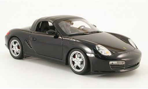 Coche miniatura Porsche Boxster 1/18 Welly S schwarz geschlossen 1:18 Porsche Boxster 1/18 Welly S schwarz geschlossen 1:18 coche miniatura
