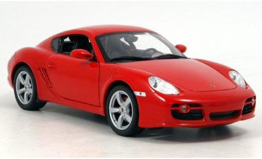 Coche miniatura Porsche Cayman 1/18 Welly rojo 1:18 Porsche Cayman 1/18 Welly rojo 1:18 coche miniatura