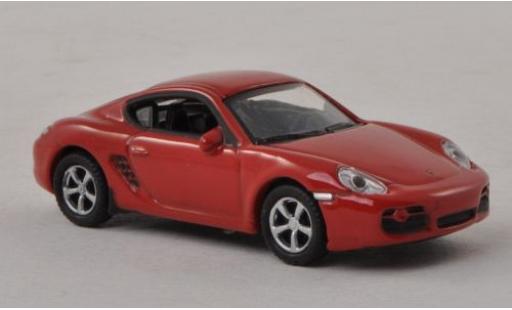 Porsche Cayman S 1/87 Welly rojo 1:87 coche miniatura