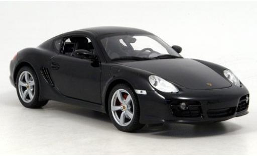 Coche miniatura Porsche Cayman 1/18 Welly schwarz 1:18 Porsche Cayman 1/18 Welly schwarz 1:18 coche miniatura