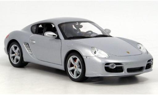 Coche miniatura Porsche Cayman 1/18 Welly silber 1:18 Porsche Cayman 1/18 Welly silber 1:18 coche miniatura