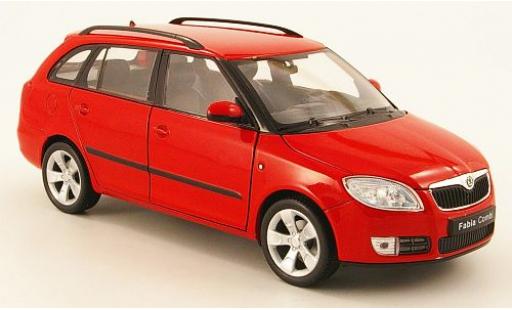 Coche miniatura Skoda Fabia 1/24 Welly II Combi rojo Skoda Fabia 1/24 Welly II Combi rojo coche miniatura