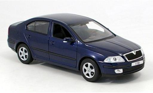 Coche miniatura Skoda Octavia 1/24 Welly dkl.-blau 1:24 Skoda Octavia 1/24 Welly dkl.-blau 1:24 coche miniatura