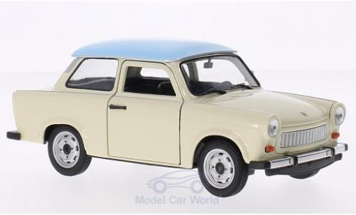 Coche miniatura Trabant 601 1/24 Welly beige/azul Trabant 601 1/24 Welly beige/azul coche miniatura